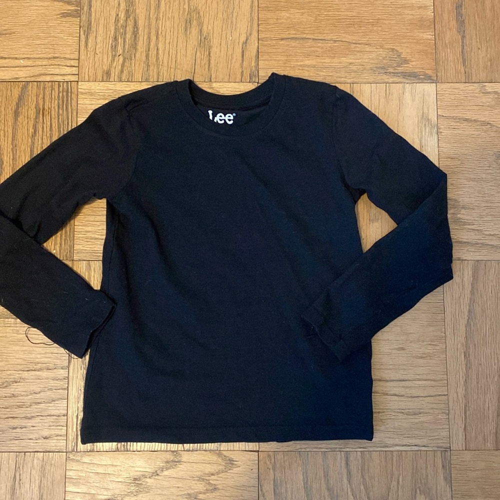 Kids long sleeve black shirt